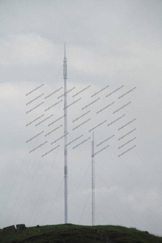 Caldbeck television transmitter mast dismantled