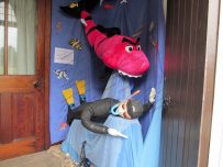 The 2012 Dalston scarecrow festival - swimming with the sharks