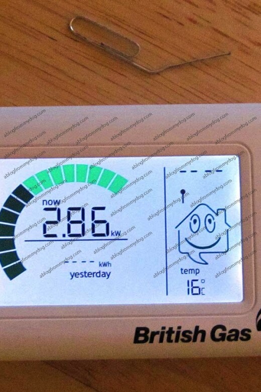 British Gas electricity energy monitor