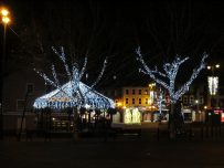Christmas lights in Carlisle City Centre