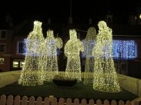 Christmas lights in Carlisle City Centre