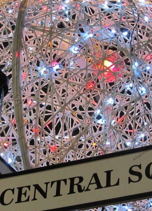 Christmas lights in Carlisle City Centre