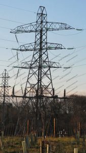 A big metal pylon