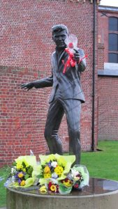 Billy Fury sculpture at the Albert Dock, Liverpool