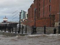 High tide at Albert Dock, Liverpool