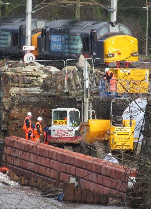 River Caldew bank repairs continue in Carlisle