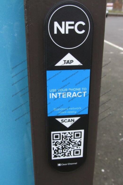 NFC and QR codes make bus shelters interactive in Carlisle