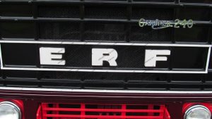 ERF vehicle badge