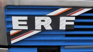 ERF vehicle badge