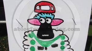 Ralph the sheep in Silloth
