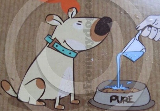 Pure - naturally dehydrated dog food