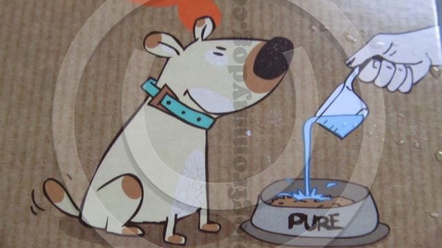 Pure - naturally dehydrated dog food