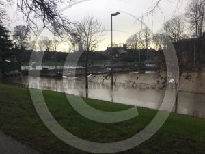 Underwater - the Ice rink and the inflatable tennis bubble