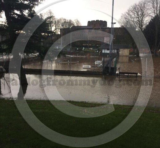 Carlisle ice rink demolished by Storm Desmond, Dec 2015