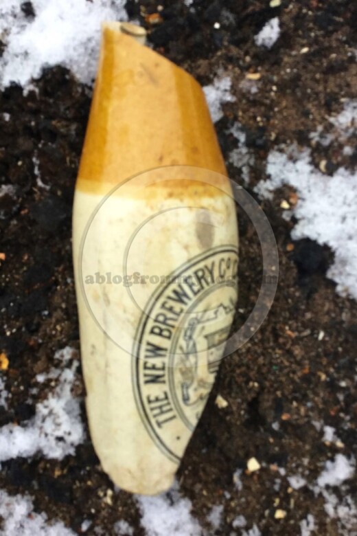 A broken bottle from a Carlisle brewery
