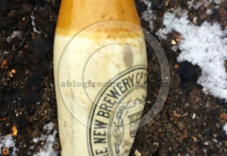A broken bottle from a Carlisle brewery