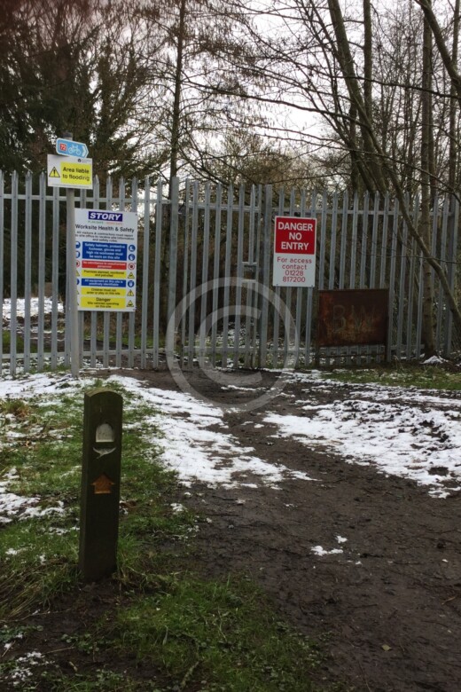 Hadrian's Wall Path in Carlisle diverted due to storm damage
